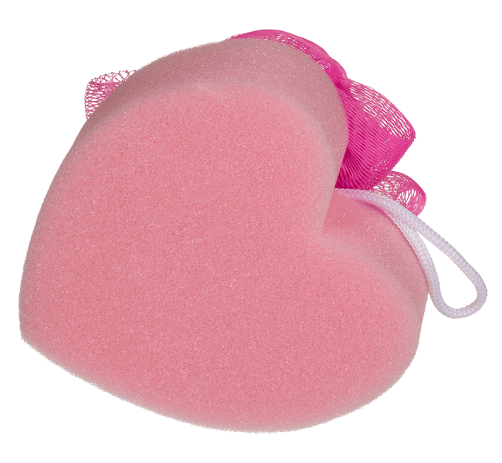 Губка для ванни OOTB Bath Sponge Heart, 12 см