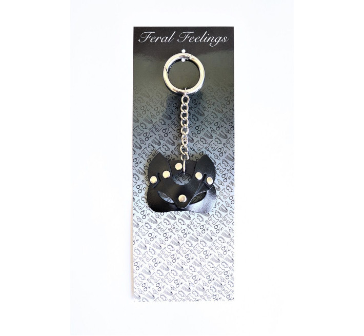 Брелок Feral Feelings Кішечка Чорний