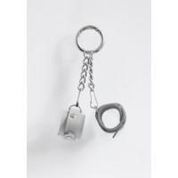 Брелок Наручники Feral Feelings Білий