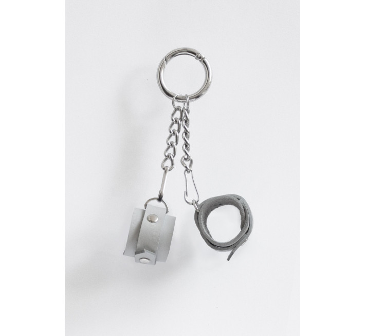 Брелок Наручники Feral Feelings Белый