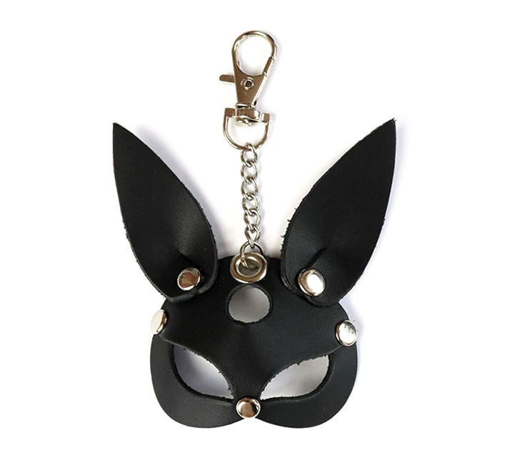 Брелок на карабине для ключей Art of Sex Bunny, черный