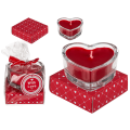 Свічка у склі OOTB Heart, 8 х 8 см