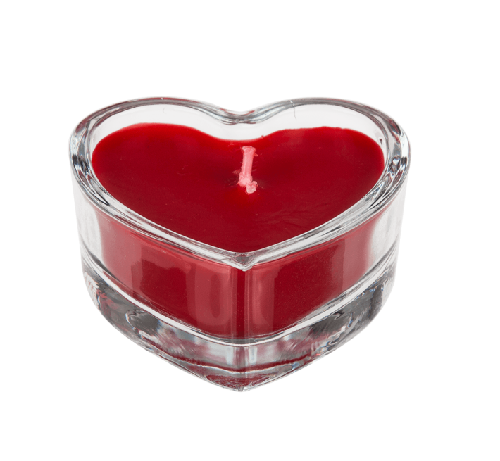 Свічка у склі OOTB Heart, 8 х 8 см