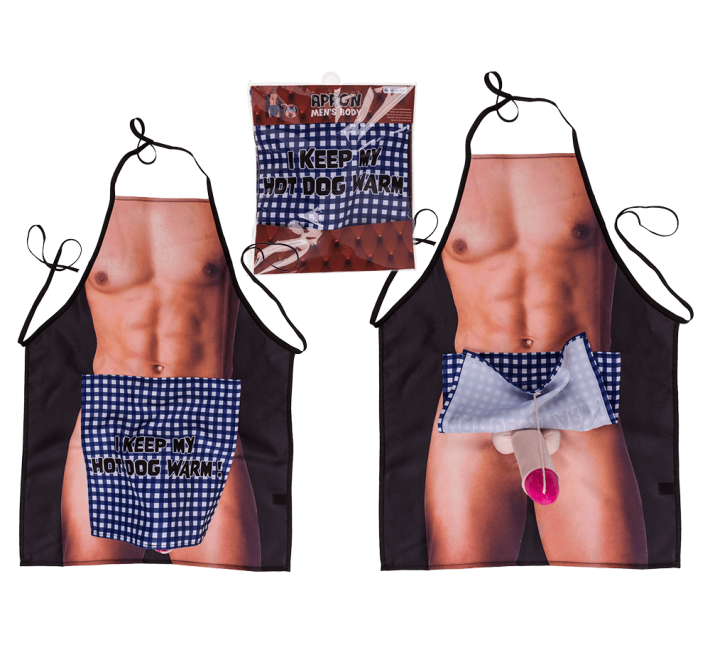 Кухонный фартук с плюшевым пенисом OOTB Apron Men Body