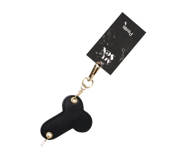 Брелок на карабіні для ключів Art of Fhallus, Чорний