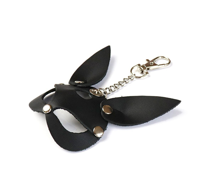 Брелок на карабине для ключей Art of Sex Bunny, черный