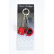 Брелок Наручники Feral Feelings Червоний