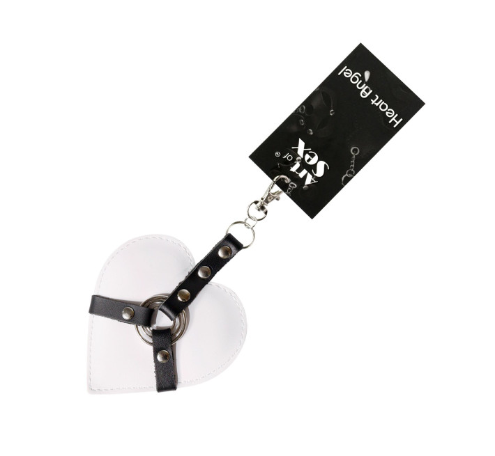 Брелок на карабіні для ключів Art of Heart Angel, Білий