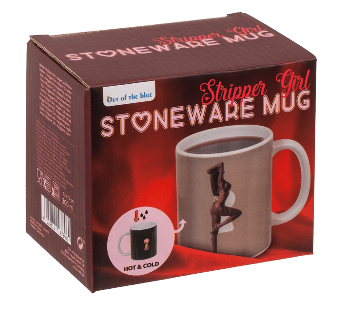 Чашка з термоефектом OOTB Stoneware Mug Stripper Girl