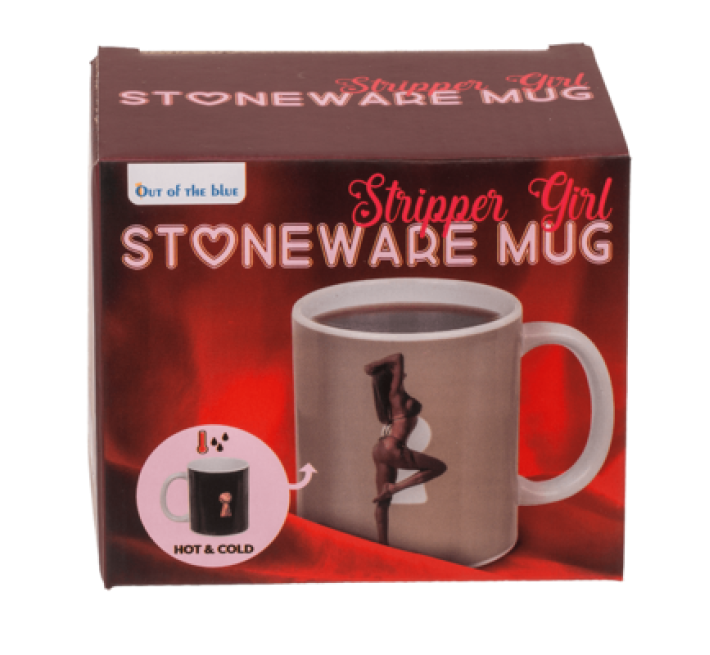 Чашка з термоефектом OOTB Stoneware Mug Stripper Girl