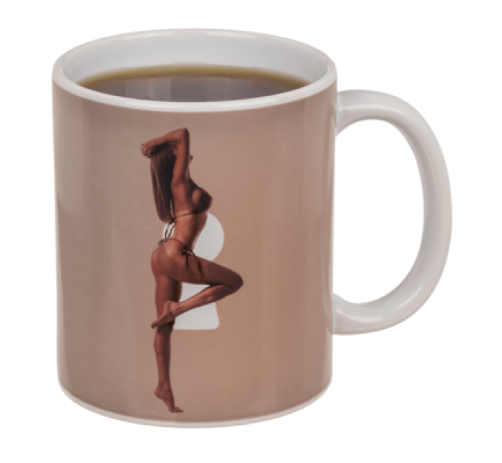 Чашка з термоефектом OOTB Stoneware Mug Stripper Girl