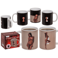 Чашка з термоефектом OOTB Stoneware Mug Stripper Girl