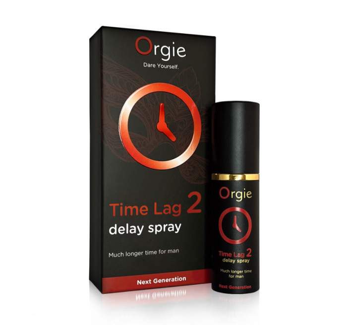 Спрей пролонгатор для чоловіків Orgie Time Lag 2, 10 мл, довше задоволення, більше стимуляції