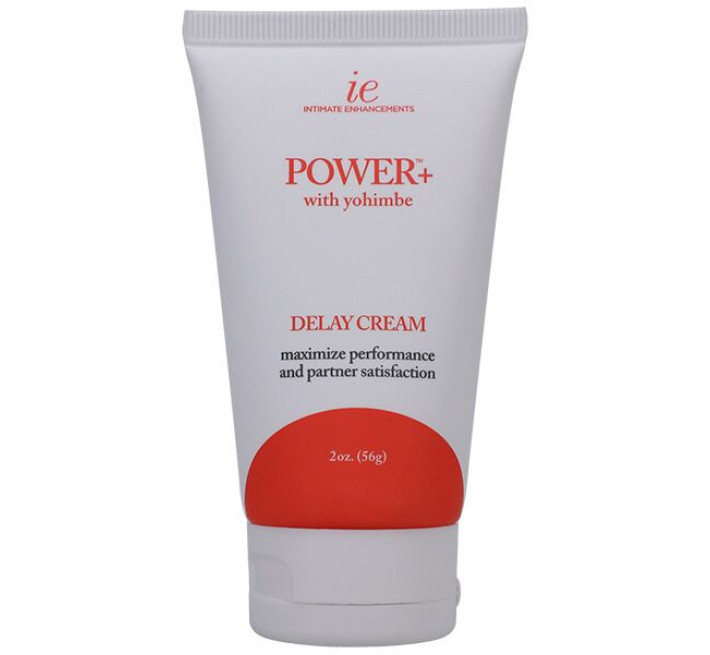 Потужний крем-пролонгатор Doc Johnson Power+with Yohimbe Delay Cream For Men, екстракт Йохимбе, 56 г