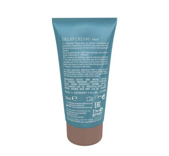 Крем пролонгатор для чоловіків Hot SHIATSU Delay Cream 30 мл