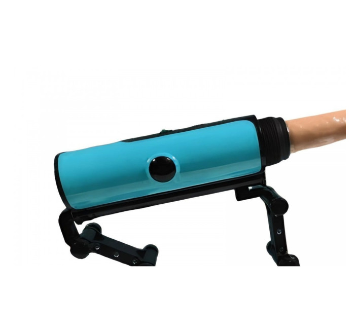 Секс-машина Zslx с фрикциями, подогревом и пультом управления Blue-Punk