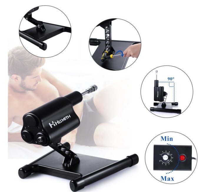 Смарт секс-машина Hismith AK-03 Sex Machine APP с фаллоимитатором, стойка, не требует сборки