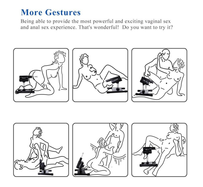 Смарт секс-машина Hismith AK-03 Sex Machine APP с фаллоимитатором, стойка, не требует сборки