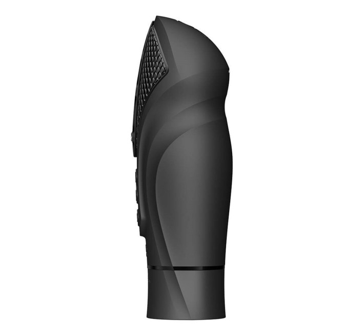 Компактна смарт секс-машина Zalo – Sesh Obsidian Black, 2 насадки, пульт ДК, кристал Swarovski
