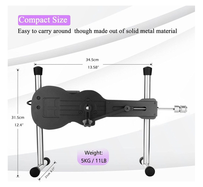 Смарт секс-машина Hismith AK-09 Sex Machine APP з фалоімітатором, бездротовий пульт ДК