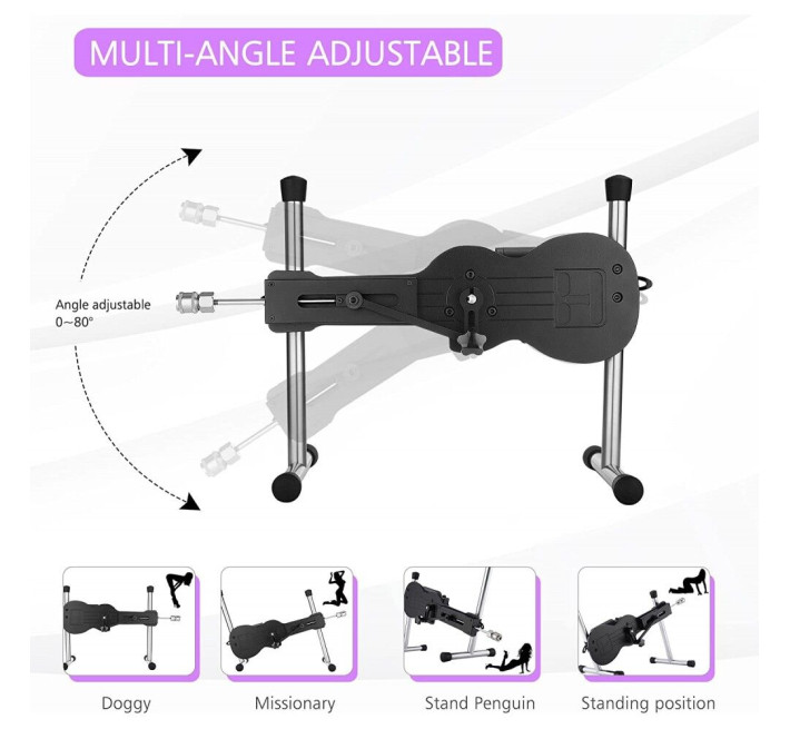 Смарт секс-машина Hismith AK-09 Sex Machine APP з фалоімітатором, бездротовий пульт ДК