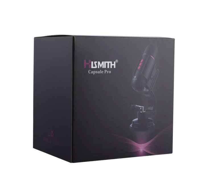 Міні секс-машина Hismith Mini Capsule Sex-Machine with Strong Suction Cup, потужна, перезаряджувана
