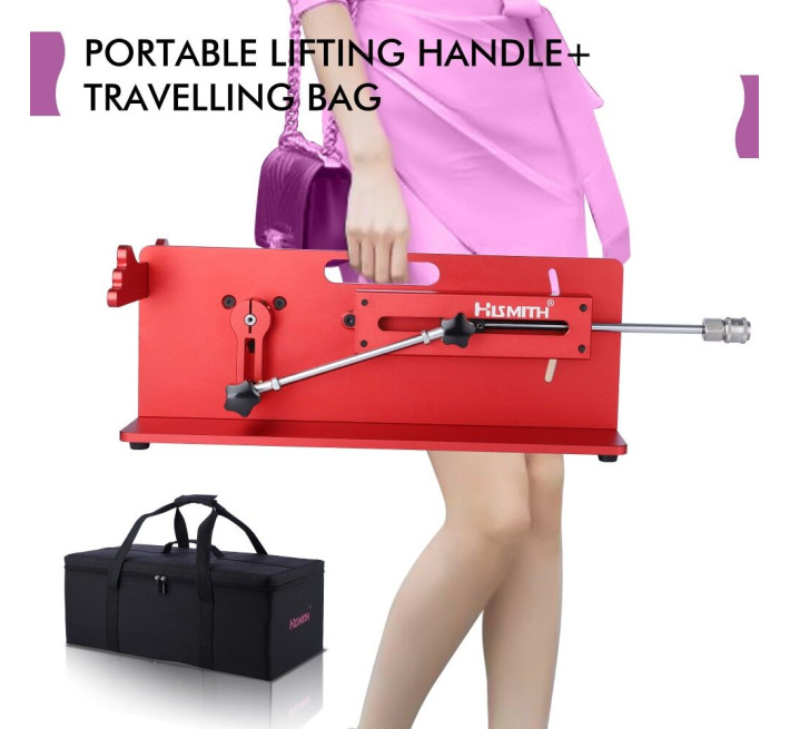 Смарт секс-машина Hismith Table Top 2.0 Pro APP Red, настольная версия