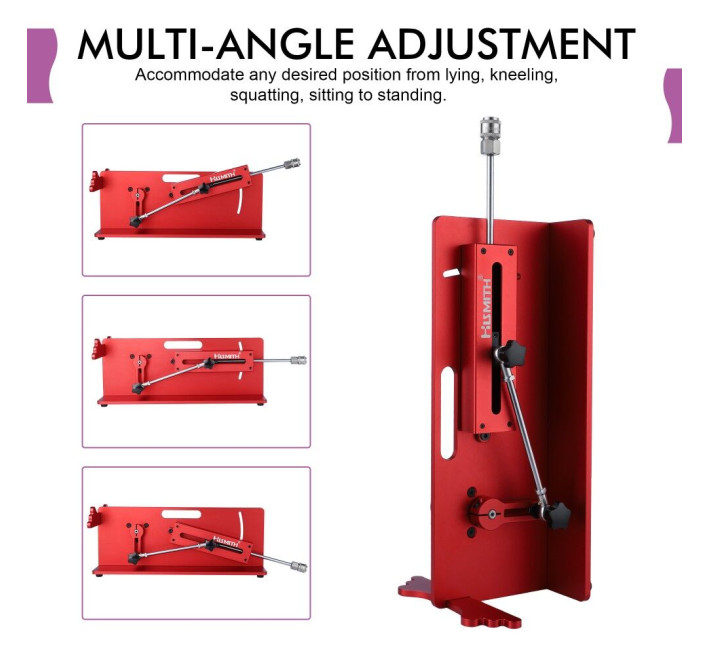 Смарт секс-машина Hismith Table Top 2.0 Pro APP Red, настольная версия