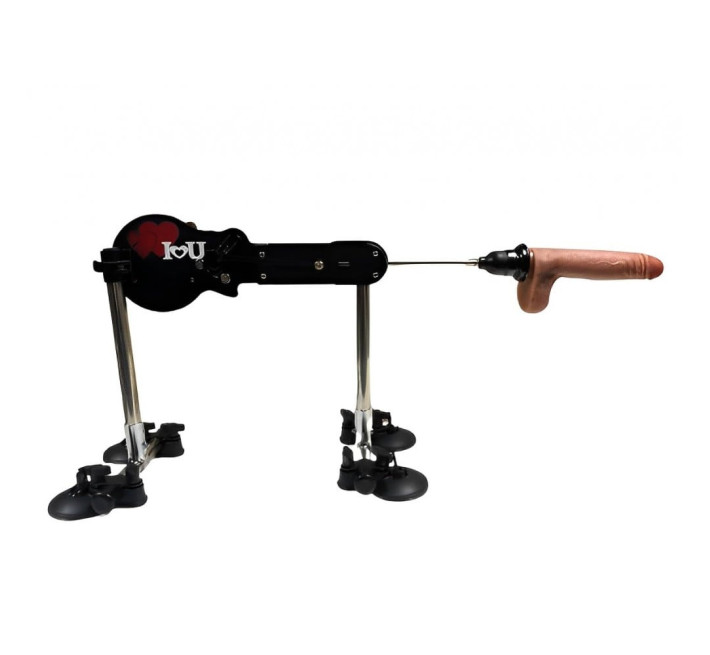 Секс-машина Zslx I love You на стойках черная с пультом