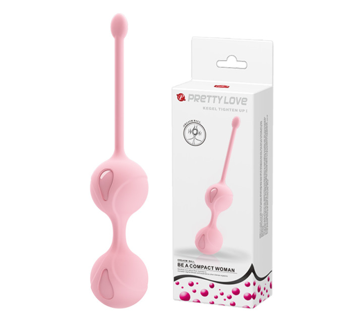 Вагинальные шарики Pretty Love Kegel Tighten Up I Light Pink