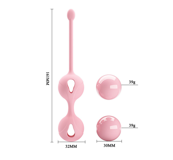 Вагинальные шарики Pretty Love Kegel Tighten Up I Light Pink