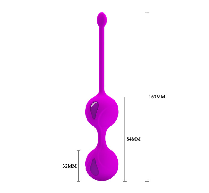 Вагінальні кульки Pretty Love Kegel Balls Рожеві BI0550