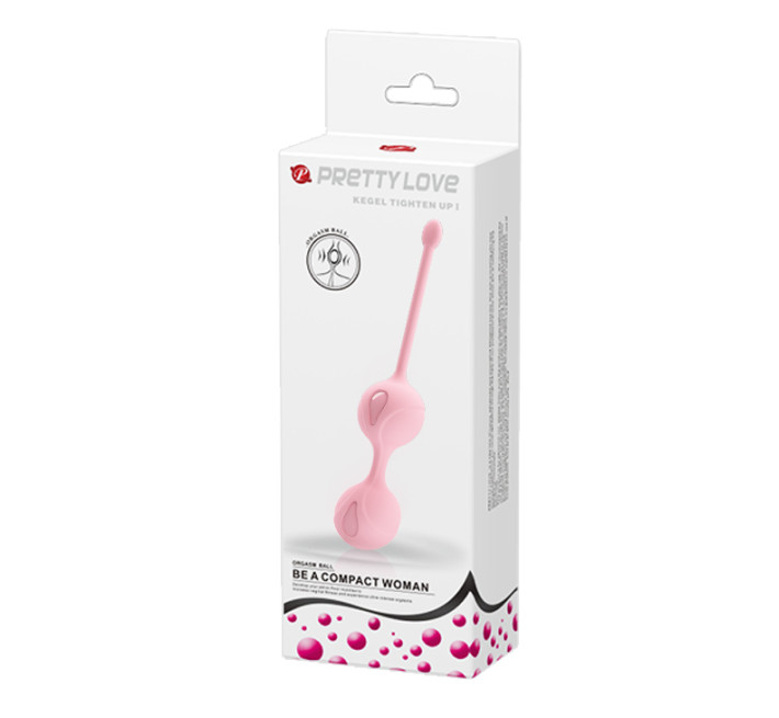 Вагинальные шарики Pretty Love Kegel Tighten Up I Light Pink