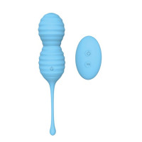 Вагинальные шарики с дистанционным пультом Dreamtoys Beehive Голубые