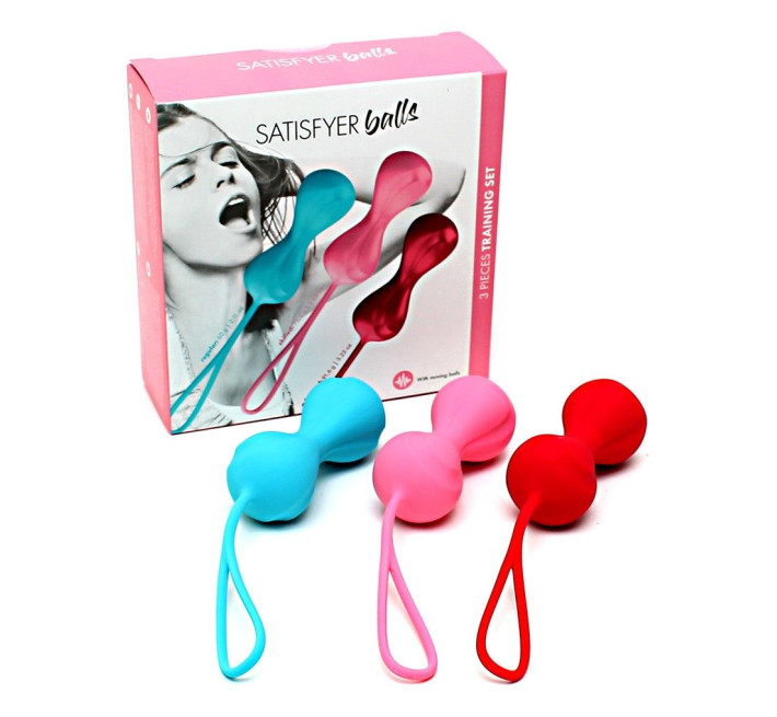 Вагинальные шарики Satisfyer balls C02 double 3 шт