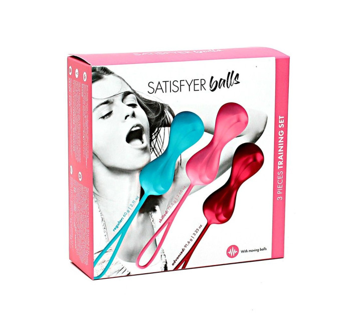 Вагинальные шарики Satisfyer balls C02 double 3 шт