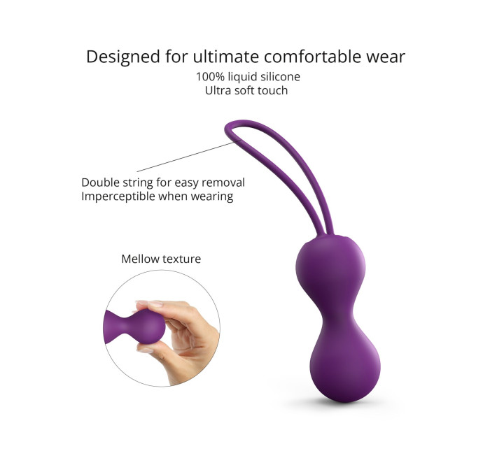 Вагінальні кульки Love To Love JOIA - PURPLE RAIN