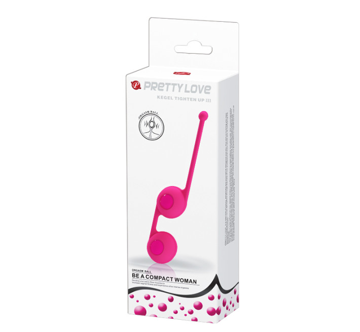 Вагінальні кульки Pretty Love Kegel Tighten Up Balls III Рожеві
