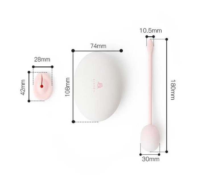 Тренажер Кегеля KISTOY Choco Pop, сенсор стискання, для тренувань та задоволення