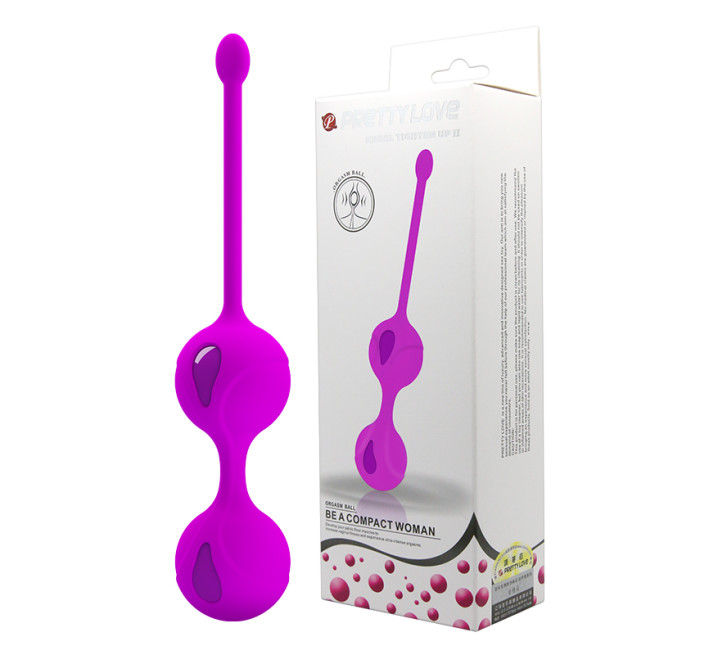 Вагінальні кульки Pretty Love Kegel Tighten Up II Purple