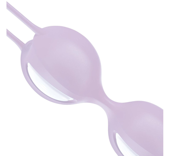 Вагинальные шарики Fun Factory SMARTBALLS DUO, сиренево-белые, 2 шт, диаметр 3,2 и 3,6 см