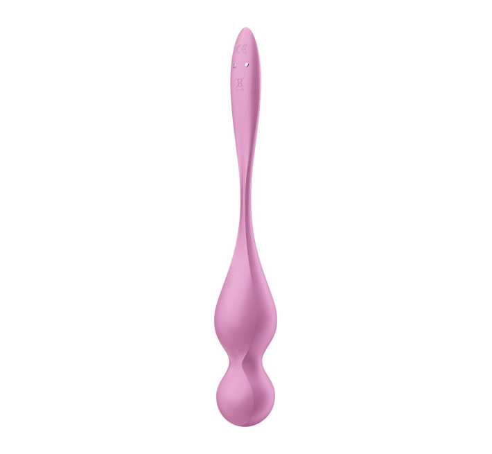 Вагінальні смарт-кульки з вібрацією Satisfyer Love Birds 1 Connect App Pink, 78 г