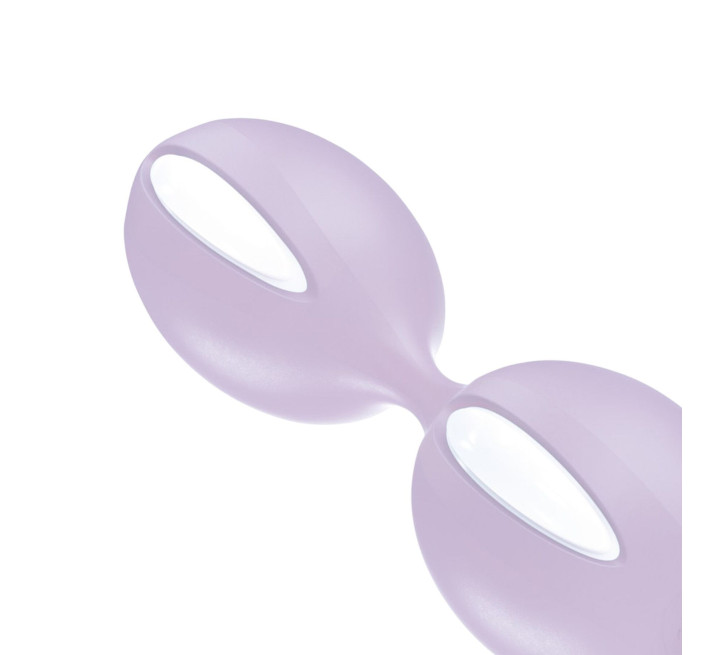 Вагинальные шарики Fun Factory SMARTBALLS DUO, сиренево-белые, 2 шт, диаметр 3,2 и 3,6 см