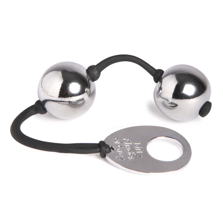 Сріблясті металеві вагінальні кульки Fifty Shades of Grey Внутрішня Богиня