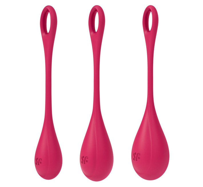 Набір йоні намистин Satisfyer Yoni Power 1, діаметр 2-2,5-3 см, вага 22-46-74 гр