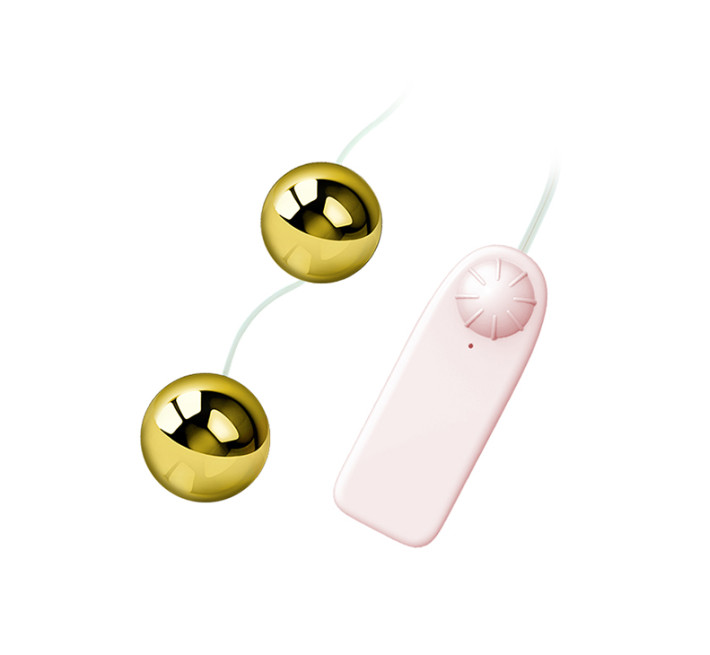 Вагінальні кульки LyBaile Golden Balls two vibrators