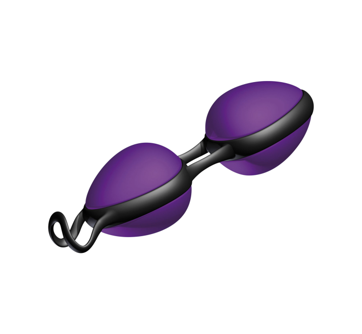 Вагинальные шарики Joydivision Joyballs secret single & double-set Фиолетовые/Розовые 3.7 см