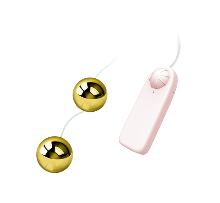 Вагінальні кульки LyBaile Golden Balls two vibrators