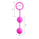 Вагинальные шарики Ребристые LoveToy Kegel Ball Розовые