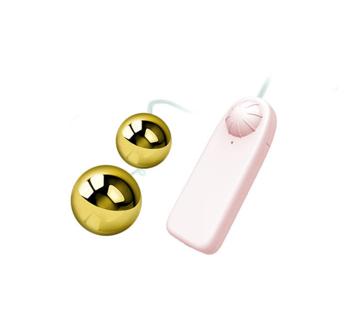 Вагінальні кульки LyBaile Golden Balls two vibrators